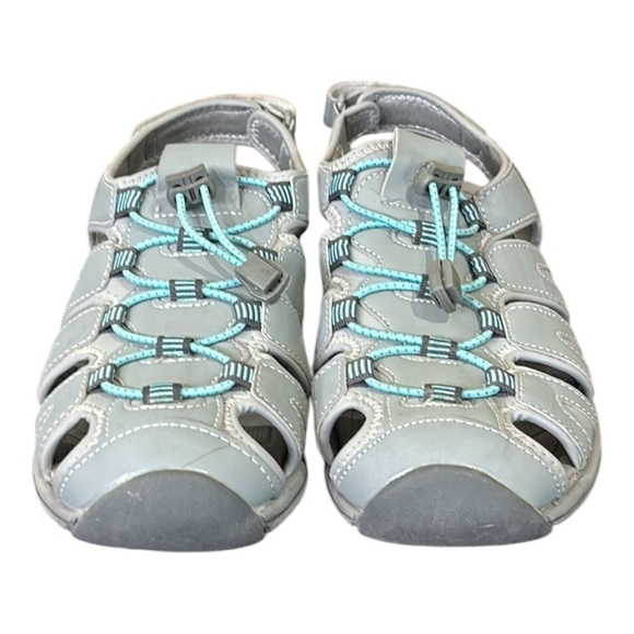 Khombu Ashley Crystal River Active Sport Adjustable Gray Sandal Size 9 - Picture 4 of 10